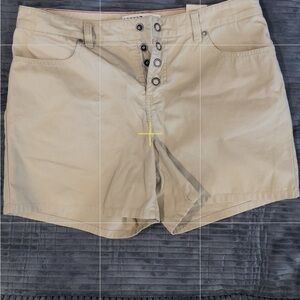 Tommy Hilfiger Beige Flat Front Shorts